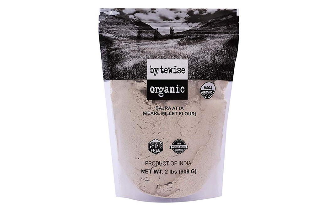 Bytewise Organic Bajra Atta (Pearl Millet Flour)    Pack  908 grams